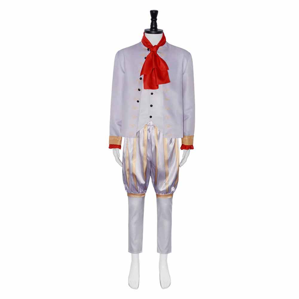 Adulte Film Shrek Rumpelstiltskin Tenue Blanche Cosplay Costume