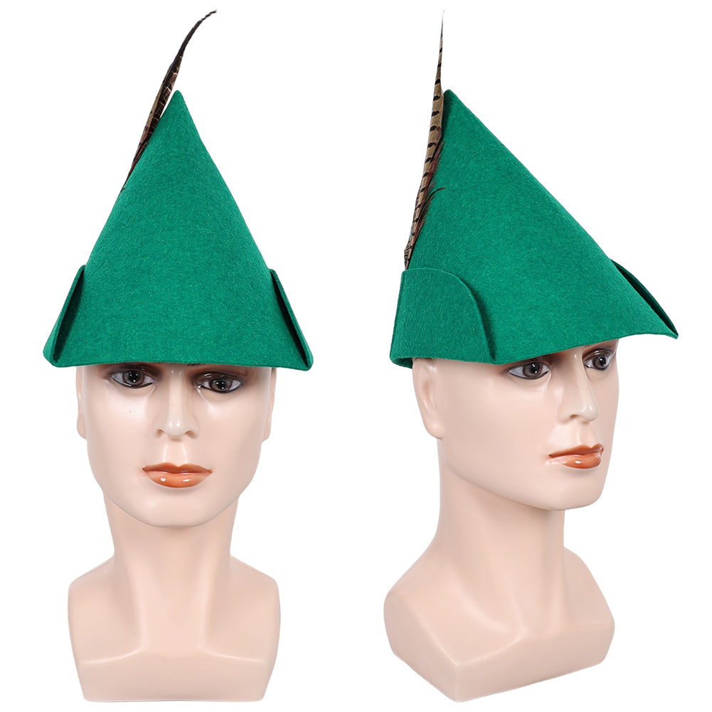Adulte Peter Pan Chapeau Vert Cosplay Accessoire