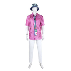 Adulte Zootopia 2(2025) Nick Wilde Chemise Rose Tenue Cosplay Costume