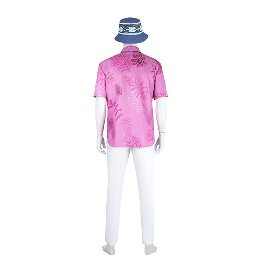 Adulte Zootopia 2(2025) Nick Wilde Chemise Rose Tenue Cosplay Costume
