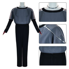 Alien Stage Luka Tenue Noire et Bleue Cosplay Costume