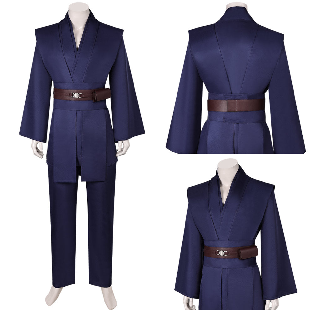 Anakin Skywalker Jedi Chevalier Bleu Cosplay Costume