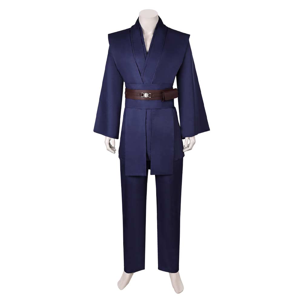 Anakin Skywalker Jedi Chevalier Bleu Cosplay Costume