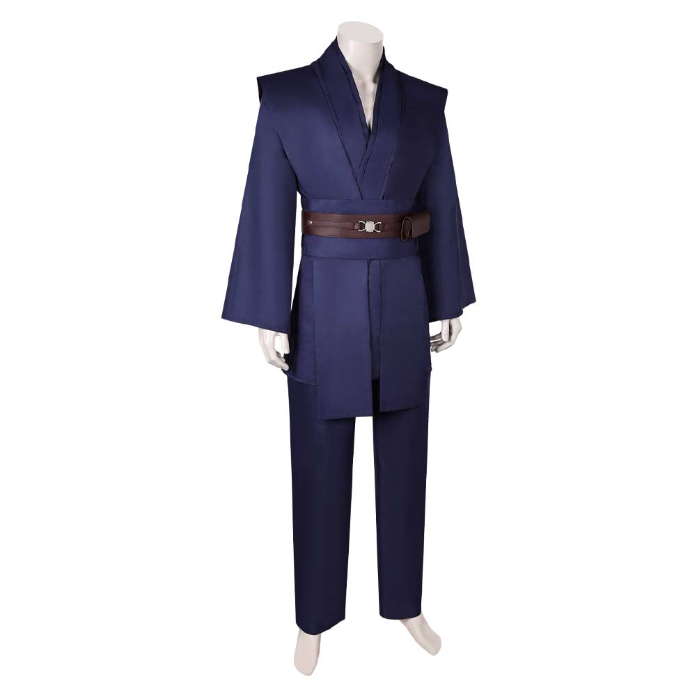 Anakin Skywalker Jedi Chevalier Bleu Cosplay Costume