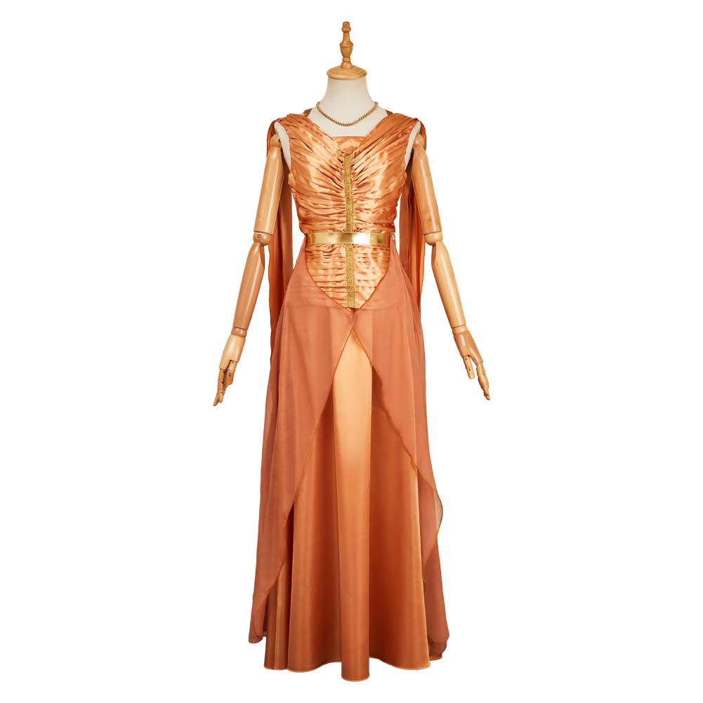 Andor Saison 2(2025) Mon Mothma Tenue Orange Cosplay Costume