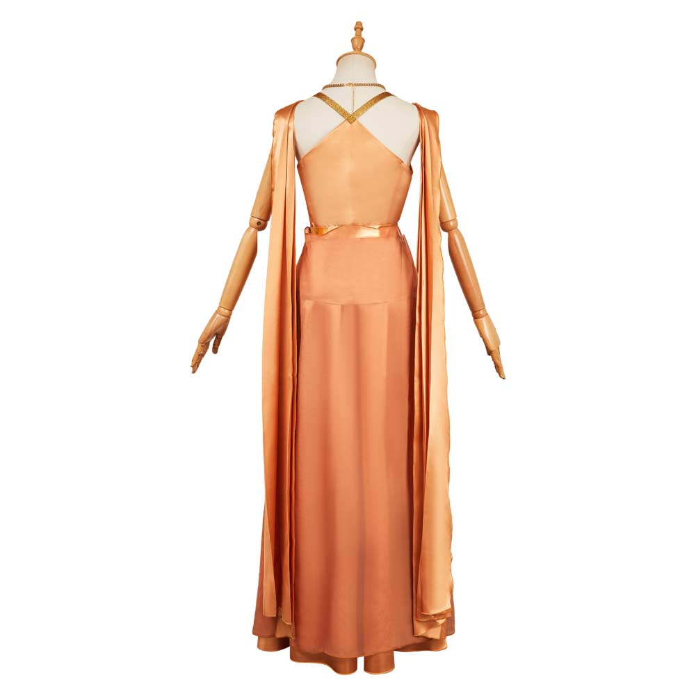 Andor Saison 2(2025) Mon Mothma Tenue Orange Cosplay Costume