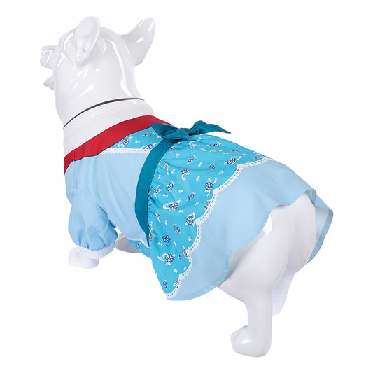 Animal Cosplay Costume Holly Wheeler Stranger Things Saison 5 TV Cosplay Tenue Bleue Chien