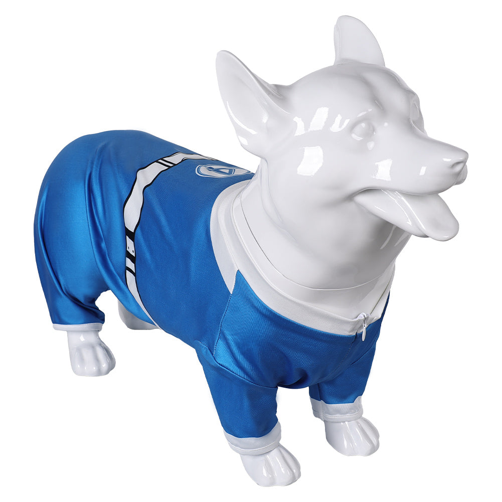 Animal The Fantastic Four: First Steps(2025) Invisible Woman Costume Bleu pour Chien