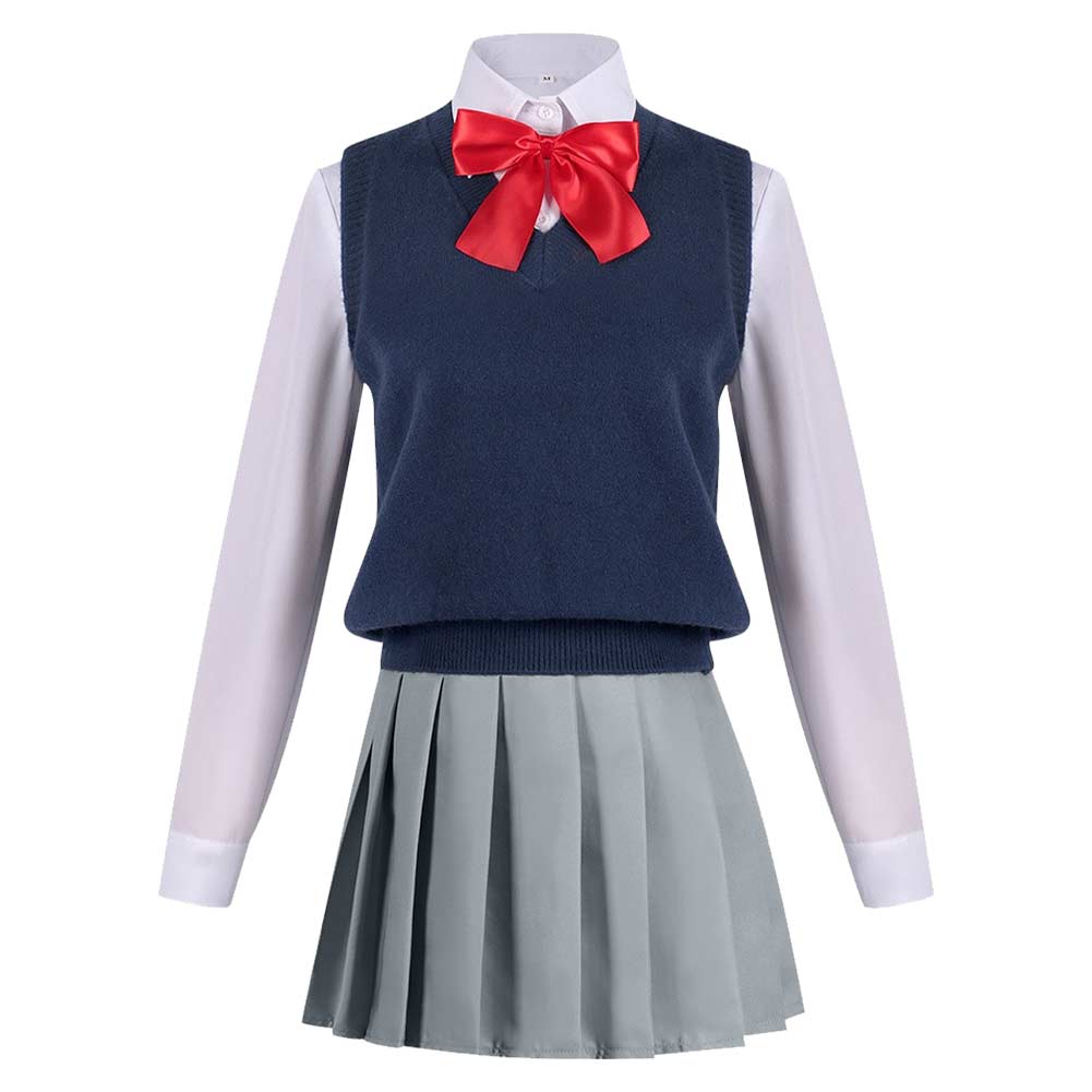 Anime 2.5 Dimensional Seduction(2024) Ririsa Amano JK Robe Uniforme Scolaire Cosplay Costume