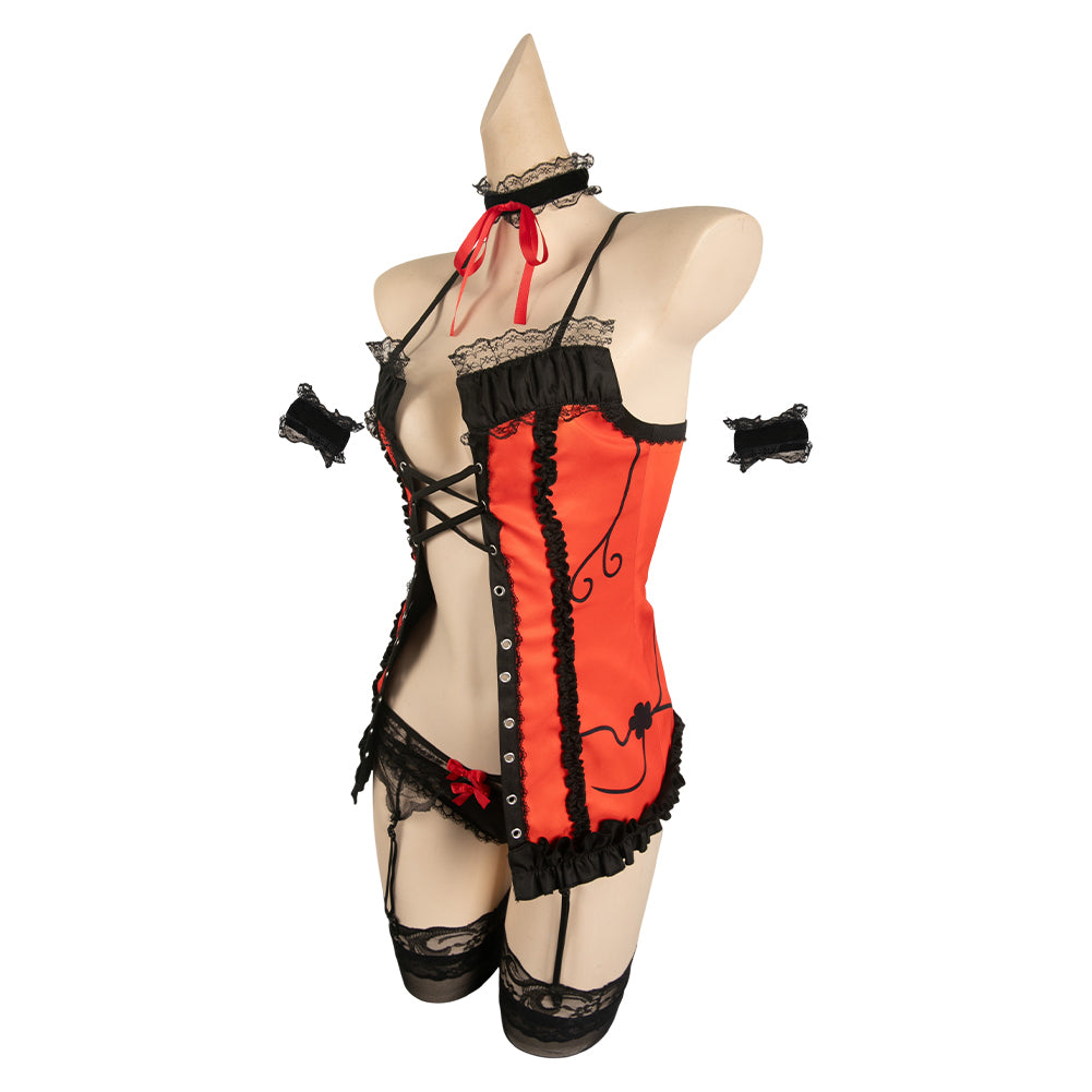 Anime DATE A LIVE Tokisaki Kurumi Lingerie Sexy Cosplay Costume