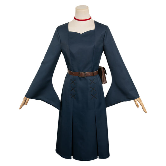 Anime Delicious in Dungeon Marcille Donato Robe Bleue Cosplay Costume