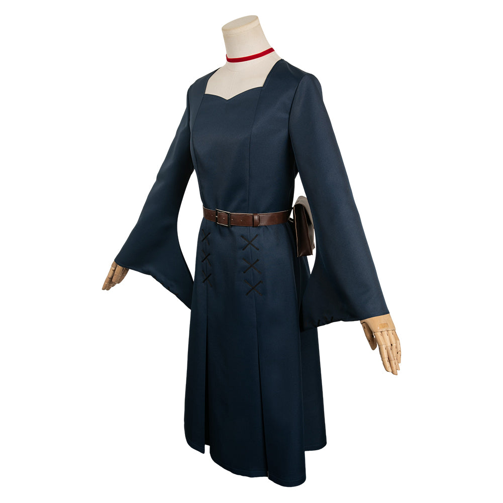 Anime Delicious in Dungeon Marcille Donato Robe Bleue Cosplay Costume