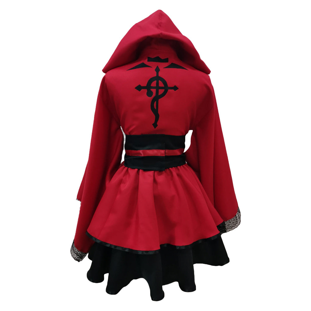 Anime Fullmetal Alchemist Edward Elric Femme Lolita Robe Cosplay Costu –  Newcossky.fr