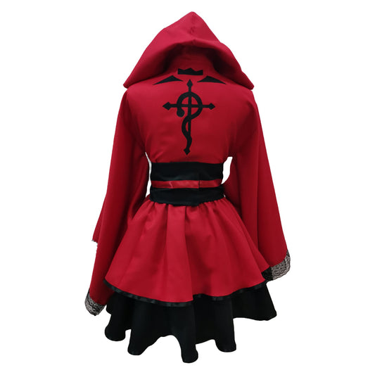 Anime Fullmetal Alchemist Edward Elric Femme Lolita Robe Cosplay Costume