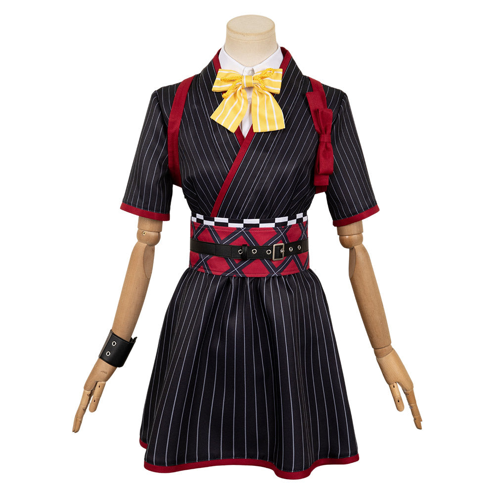 Anime GIRLS BAND CRY(2024) Subaru Awa Tenue Noire Cosplay Costume