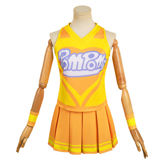 Anime Na Nare Hana Nare(2024) Pom-pom Uniforme Jaune Cosplay Costume