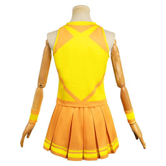 Anime Na Nare Hana Nare(2024) Pom-pom Uniforme Jaune Cosplay Costume
