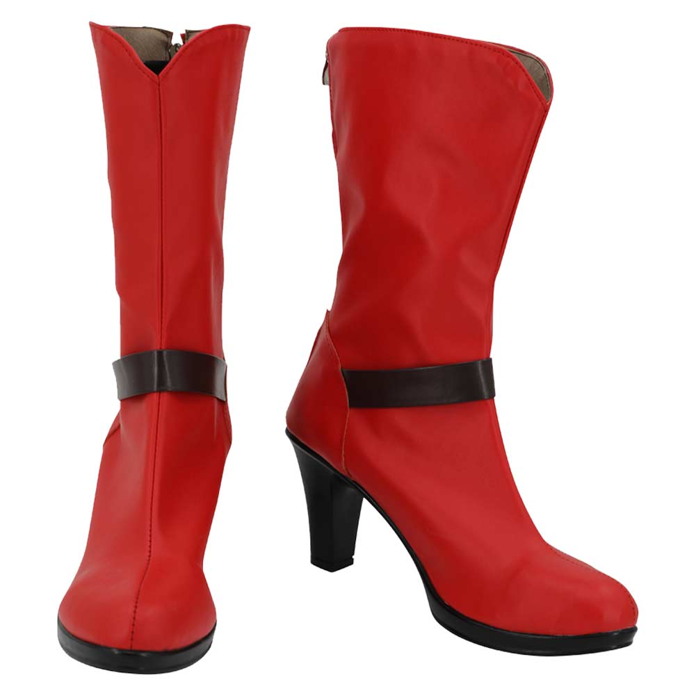 Anime One Piece Nami Cosplay Chaussures Rouges