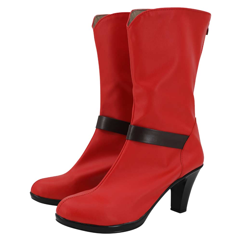 Anime One Piece Nami Cosplay Chaussures Rouges