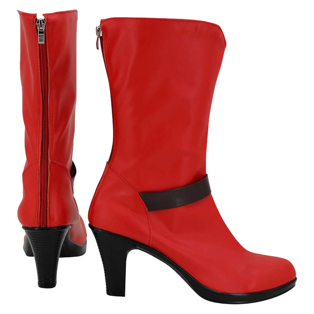 Anime One Piece Nami Cosplay Chaussures Rouges
