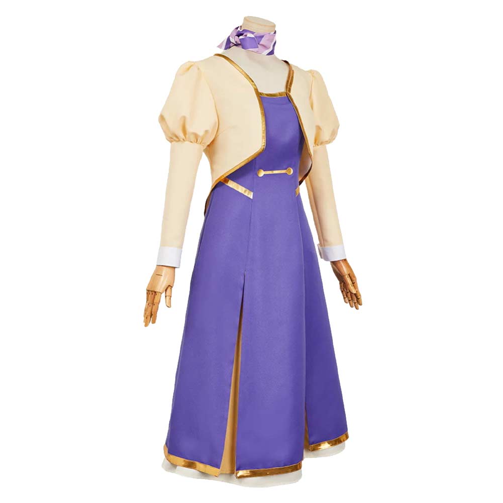 Apocalypse Hotel(2025) Yachiyo Robe Violette et Jaune Cosplay Costume
