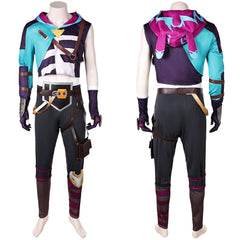 Arcane: League of Legends Saison 2 Ekko Uniforme de Combat Cosplay Costume