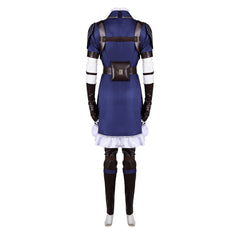 Arcane: League of Legends Saison 2(2024) Caitlyn Tenue Bleue à Manches Courtes Cosplay Costume