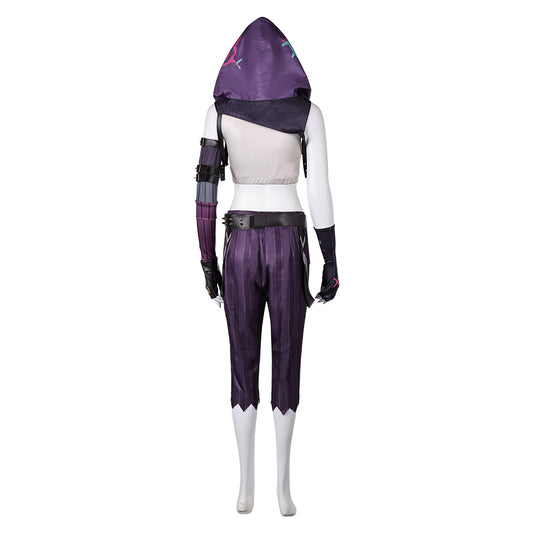 Arcane: League of Legends Saison 2(2024) Jinx Tenue avec Chapeau Cosplay Costume