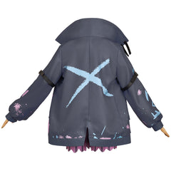 Arcane: League of Legends Saison 2(2024) Jinx Tenue Noire Cosplay Costume