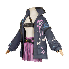 Arcane: League of Legends Saison 2(2024) Jinx Tenue Noire Cosplay Costume