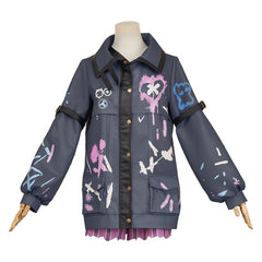 Arcane: League of Legends Saison 2(2024) Jinx Tenue Noire Cosplay Costume