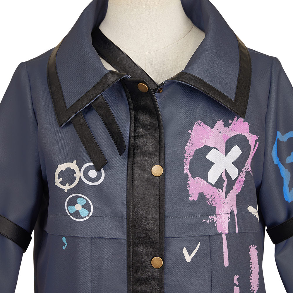 Arcane: League of Legends Saison 2(2024) Jinx Tenue Noire Cosplay Costume