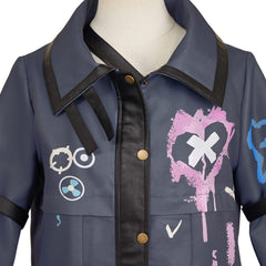 Arcane: League of Legends Saison 2(2024) Jinx Tenue Noire Cosplay Costume