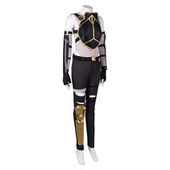 Arcane: League of Legends Saison 2(2024) Vi Tenue Noire Cosplay Costume