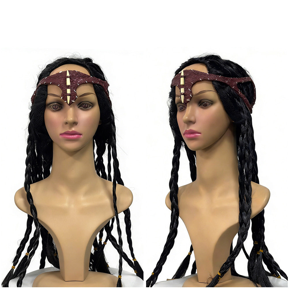 Avatar: De Feu et de Cendres Neytiri Perruque et Coiffe Cosplay Accessoire