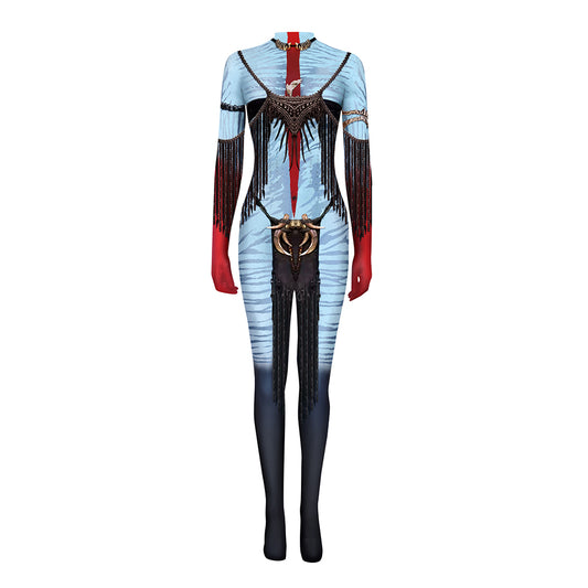 Avatar: De Feu et de Cendres Varang Combinaison Bleue Cosplay Costume