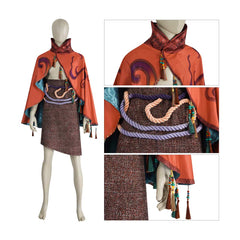 Avatar: de Feu et de Cendres(2025) Peylak Tenue Orange Cosplay Costume