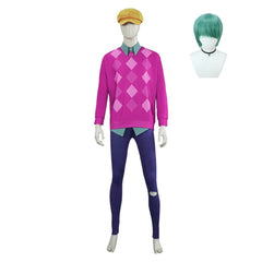 Kpop Demon Hunters(2025) Baby Haut Rose+Pantalon Bleu+Chapeau Cosplay Costume