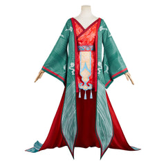 Bai She: Fu Sheng(2024) Baoqing Old Fox Tenue Verte Cosplay Costume