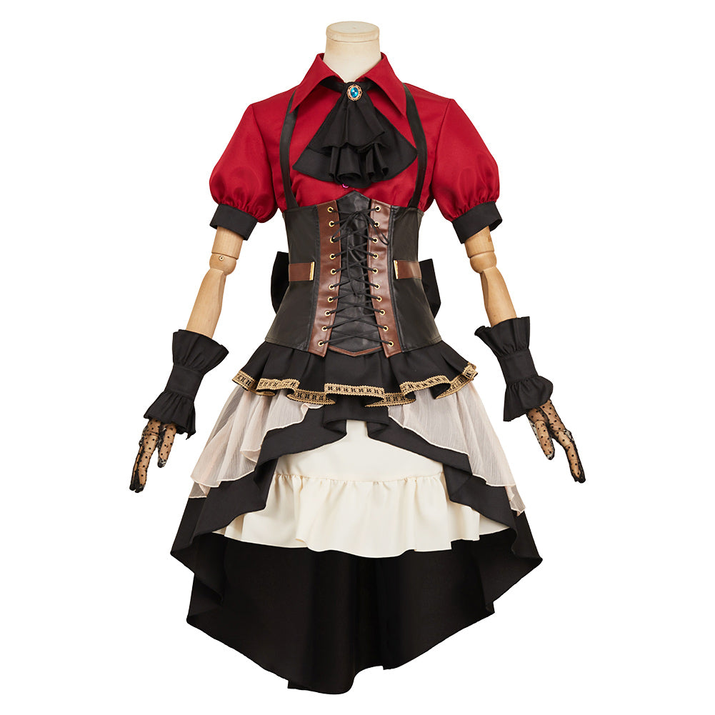 BanG Dream! Ave Mujica(2025) Togawa Sakiko Tenue Rouge Cosplay Costume