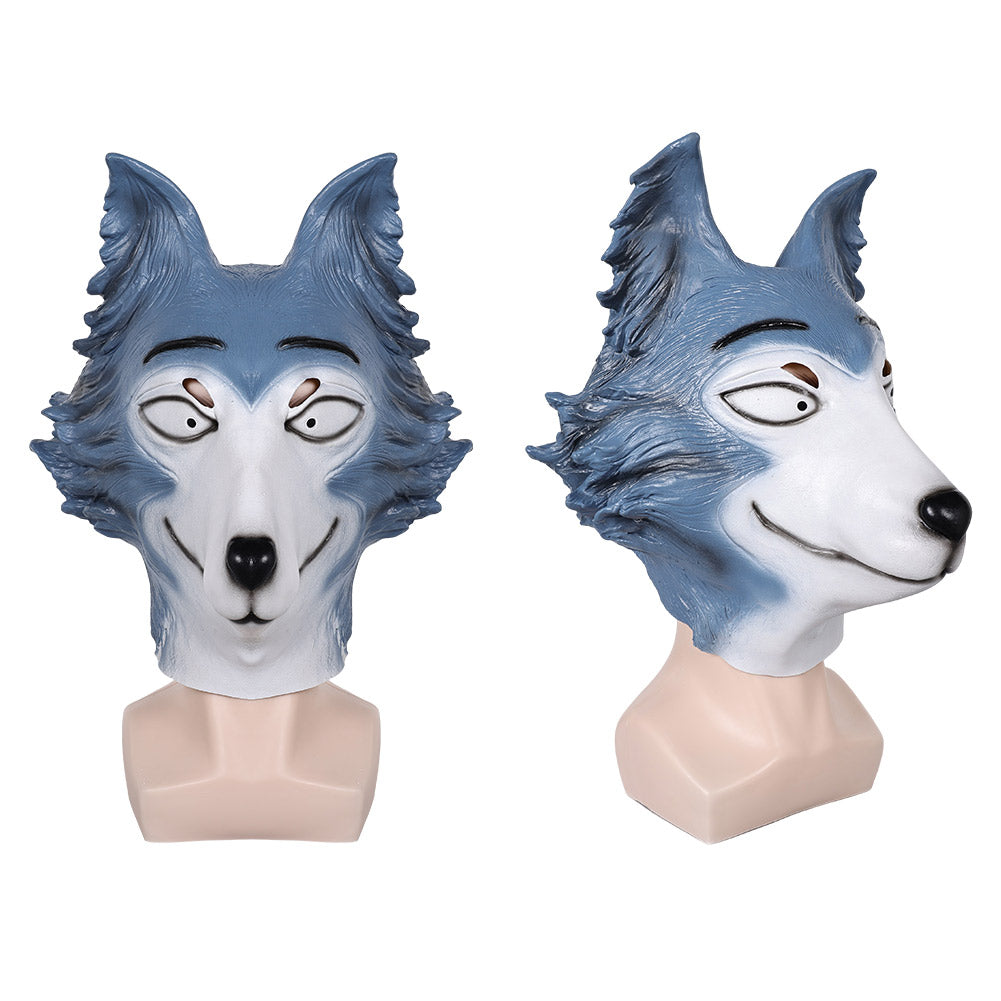 Beastars Legoshi Masque Bleu Cosplay Accessoire