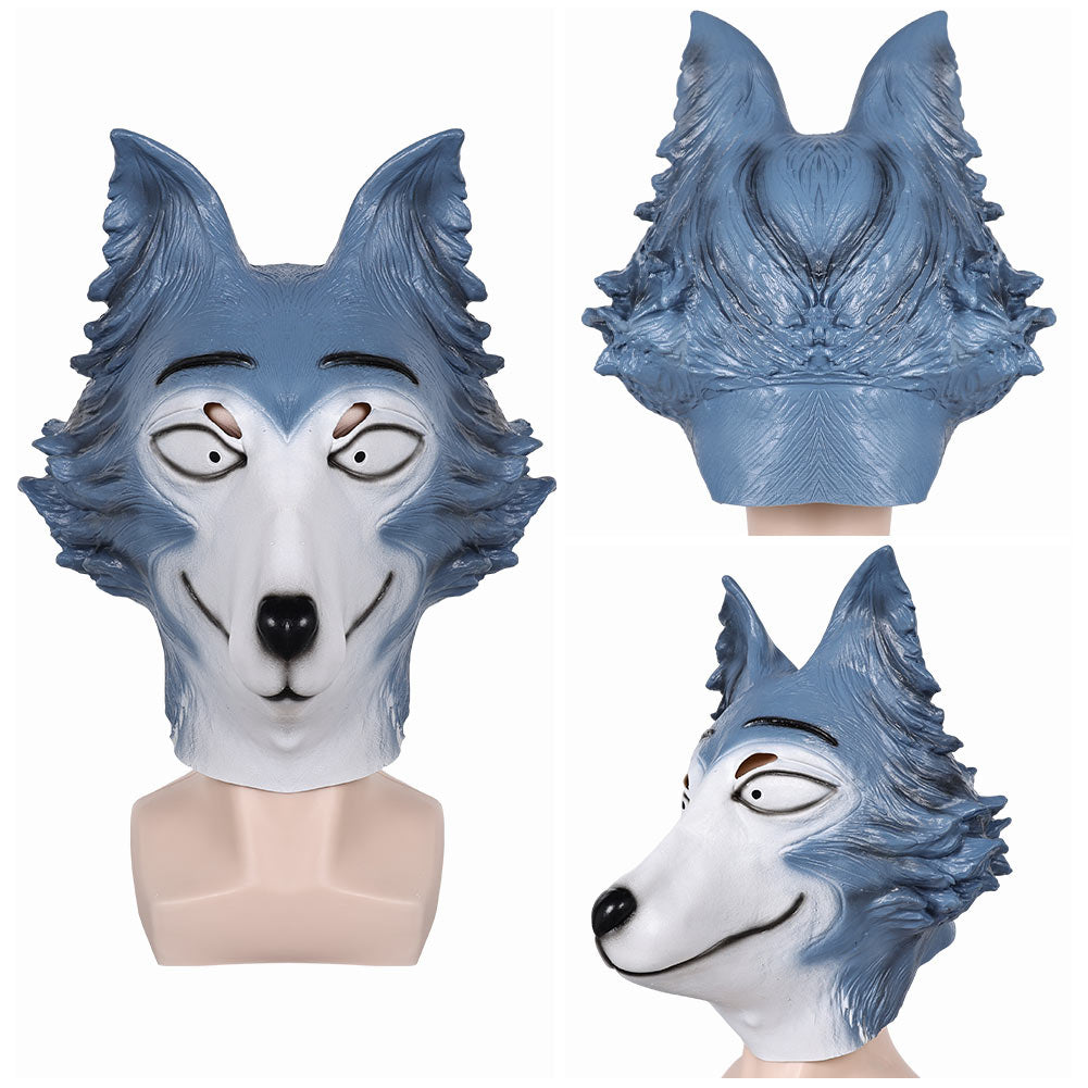 Beastars Legoshi Masque Bleu Cosplay Accessoire