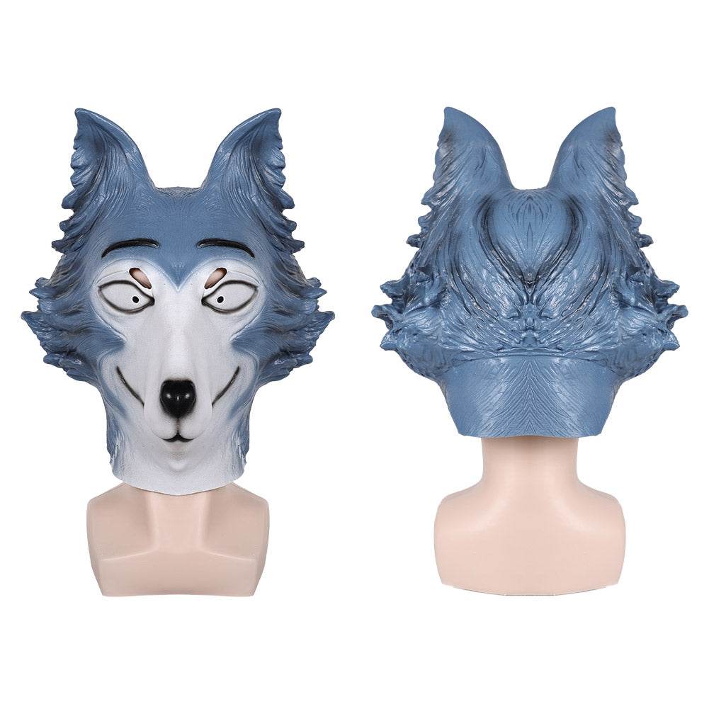 Beastars Legoshi Masque Bleu Cosplay Accessoire