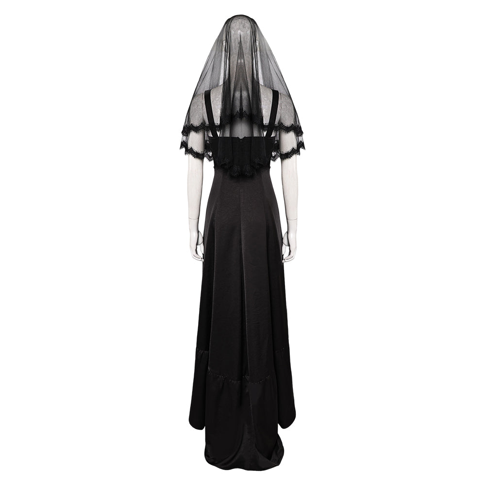 Beetlejuice 2(2024) Astrid Deetz Robe de Mariée Noire Cosplay Costume