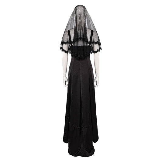 Beetlejuice 2(2024) Astrid Deetz Robe de Mariée Noire Cosplay Costume