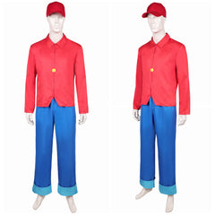 Benjamin l'Éléphant Benjamin Tenue Rouge et Bleue Cosplay Costume