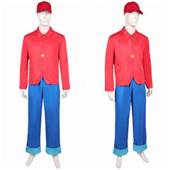 Benjamin l'Éléphant Benjamin Tenue Rouge et Bleue Cosplay Costume
