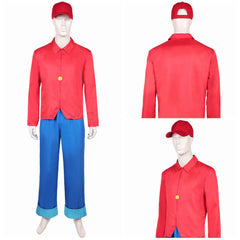 Benjamin l'Éléphant Benjamin Tenue Rouge et Bleue Cosplay Costume