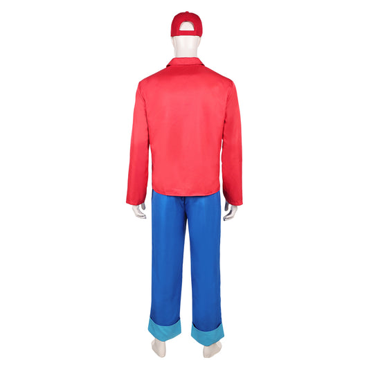 Benjamin l'Éléphant Benjamin Tenue Rouge et Bleue Cosplay Costume