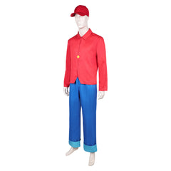 Benjamin l'Éléphant Benjamin Tenue Rouge et Bleue Cosplay Costume